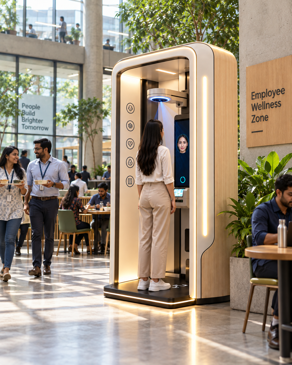 Dr.AI Smart Health Checkpoint in corporate offices